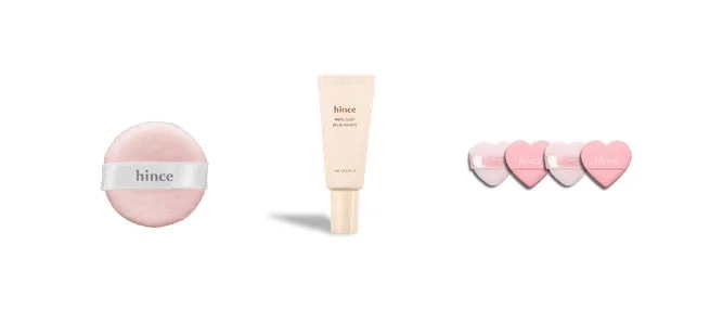 hince productos con borlas de corazón