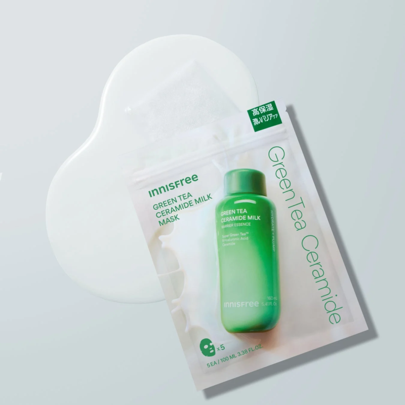 INNISFREE Green Tea Ceramide Milk Essence Mask