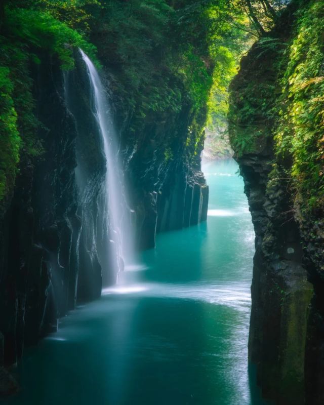Cascada en el desfiladero de Takachiho
