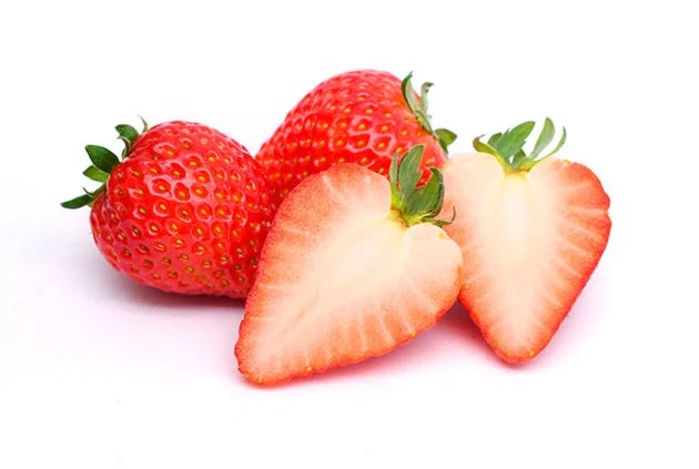 Fresas cortadas