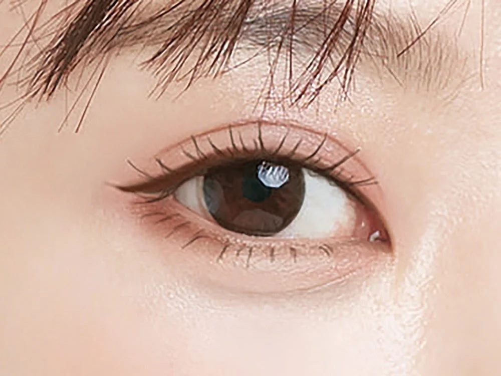 Ojo delineado en Brown Black