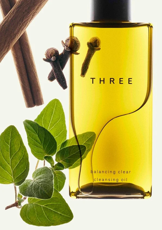 THREE balancing clear cleansing oil