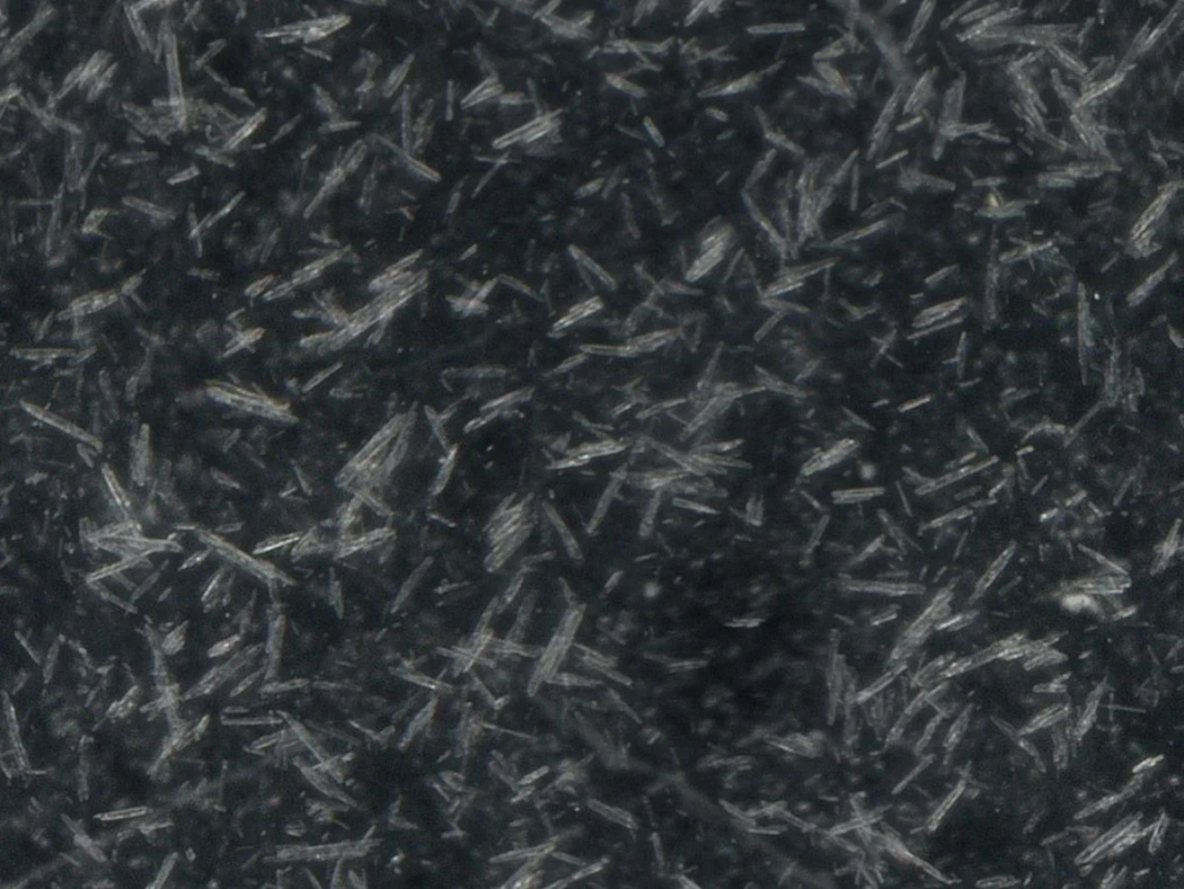 Microagujas cristalizadas