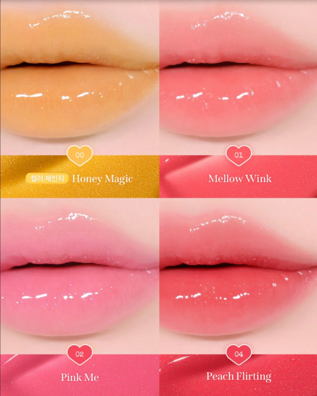 Milktouch Love Potion Shine Gloss swatches