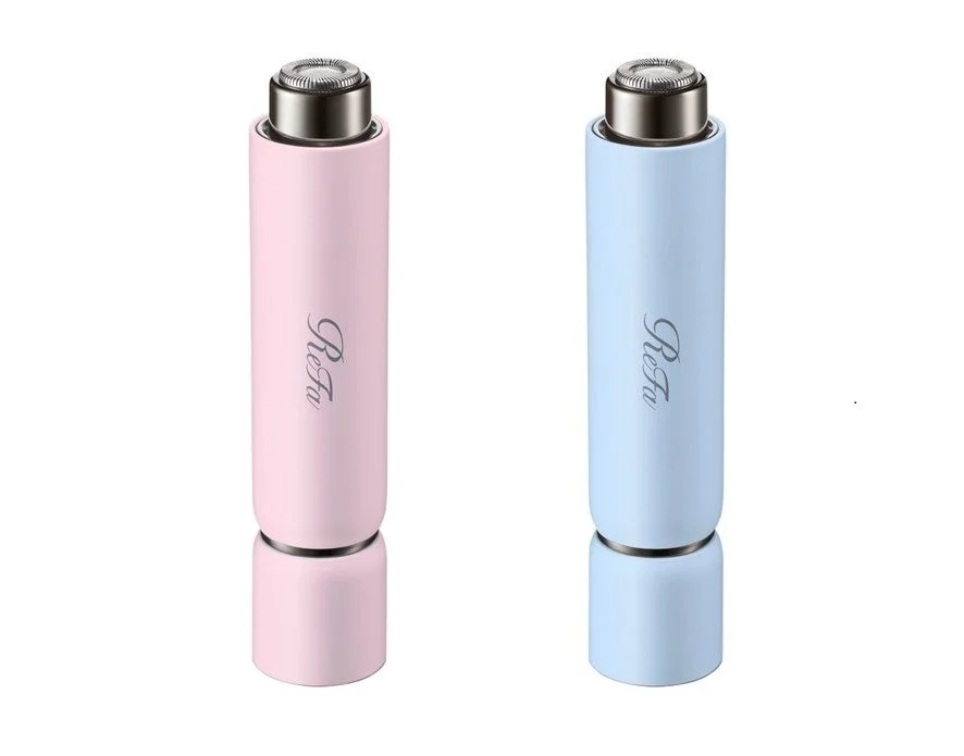 ReFa SKIM SHAVER: Rosa pálido y Azul pálido