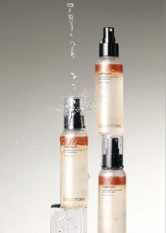 Milktouch PDRN Dual Toner Mist Gold