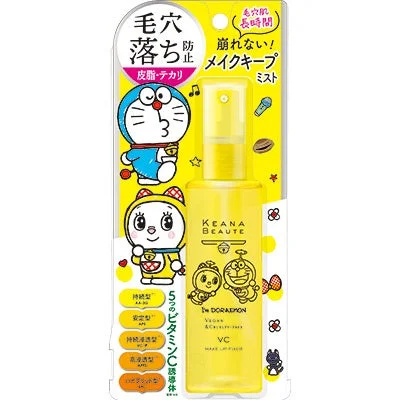 Botella de spray de Doraemon con descripción de características
