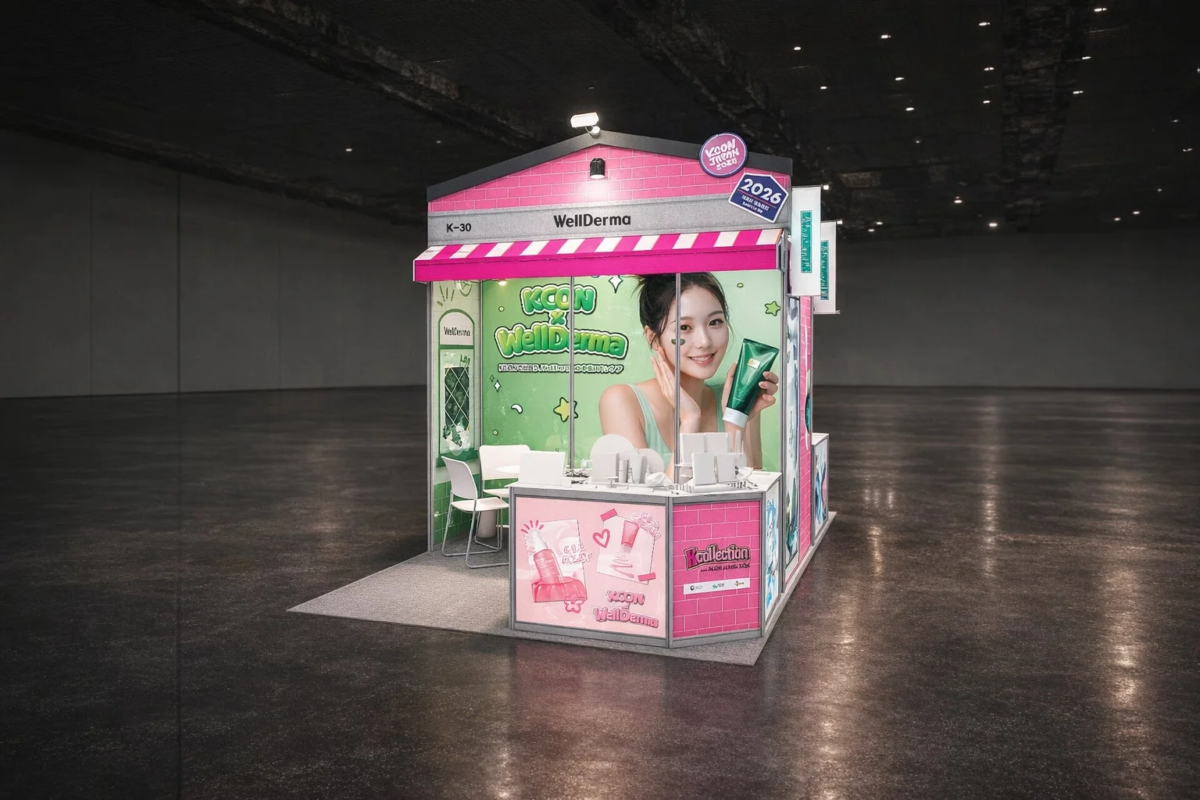 Stand de WellDerma en KCON