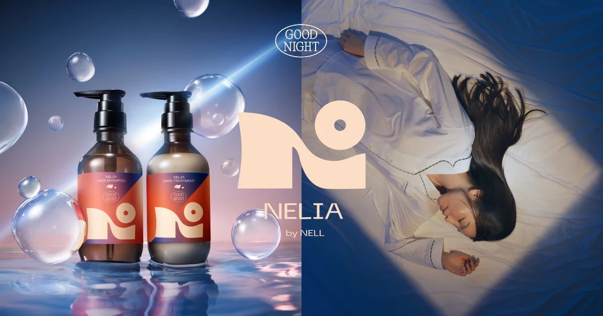 NELIA Hair Shampoo y Treatment con mujer durmiendo