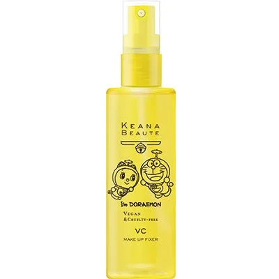 Botella de fijador de maquillaje con diseño de Doraemon y Dorami