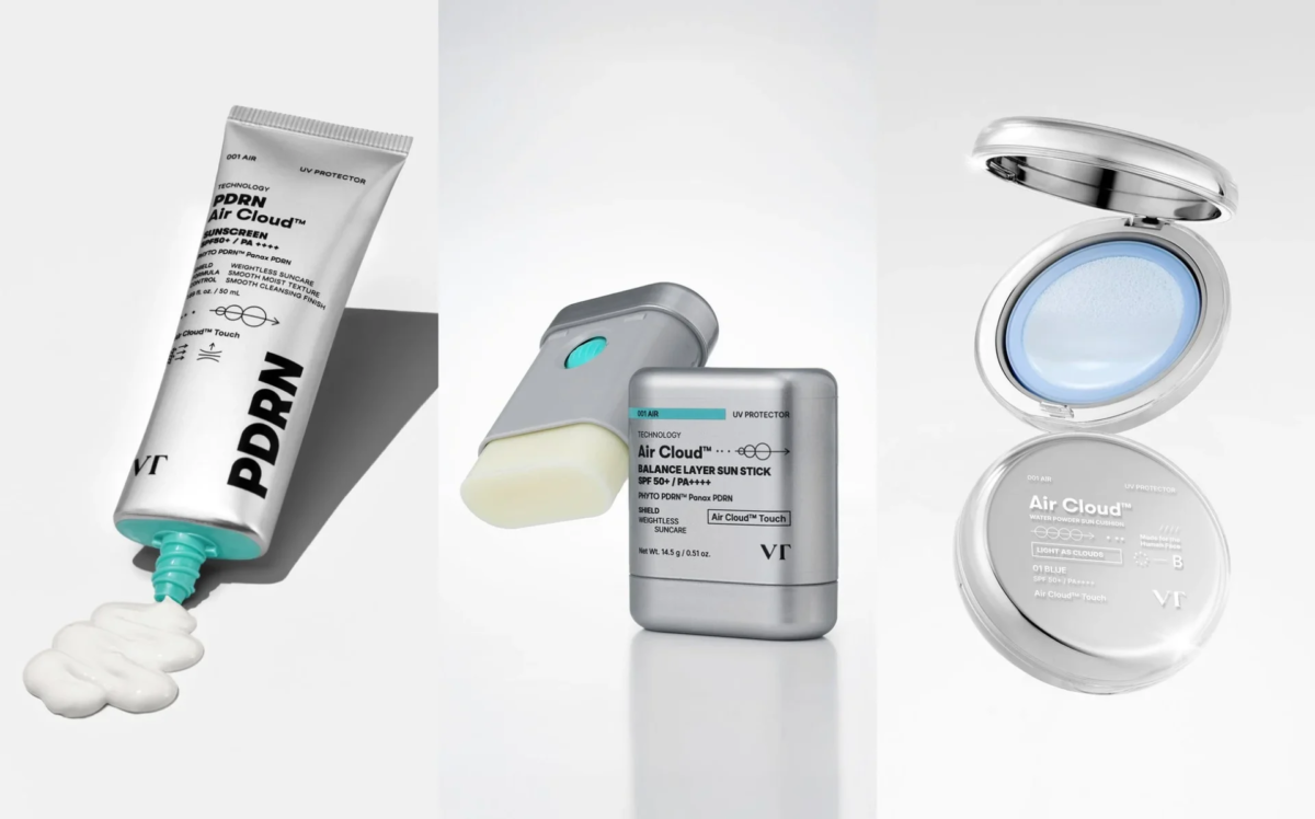Nuevos productos UV de la línea Air Cloud de VT Cosmetics