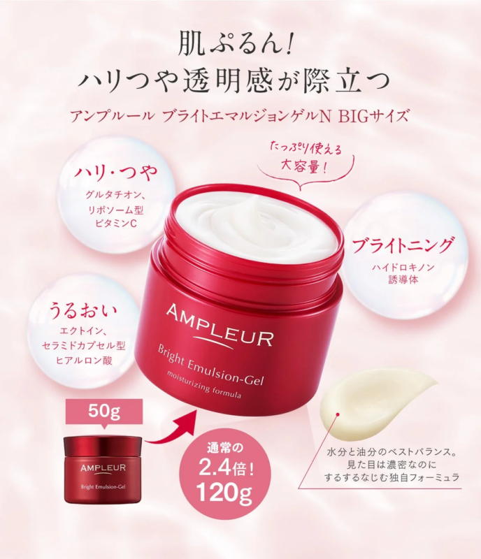 Emulsión-Gel de Belleza con Vitamina Shiratama BIG tamaño