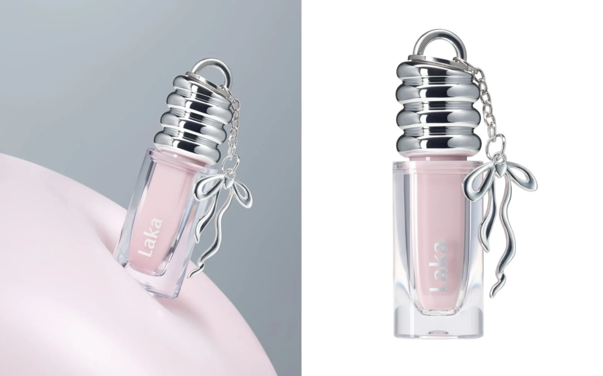 Labial Laka con charm de cinta
