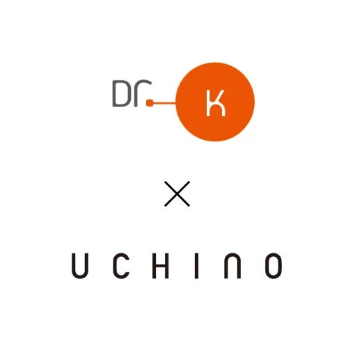 Logotipo de colaboración Dr. K y UCHINO
