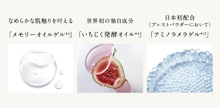 Ingredientes clave del polvo compacto
