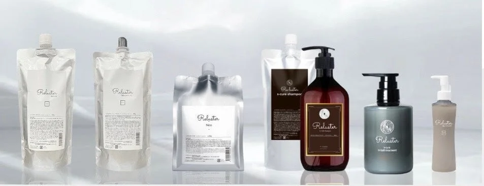 L&iacute;nea de productos de cuidado capilar de la marca Reluster
