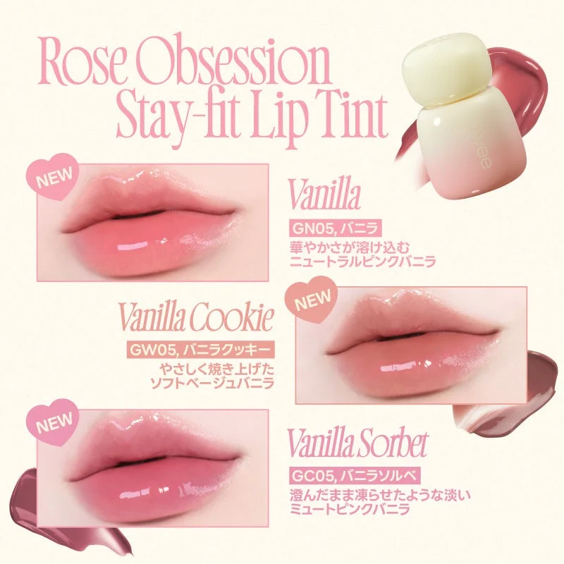 Rose Obsession Stay-fit Lip Tint Vanilla Edition