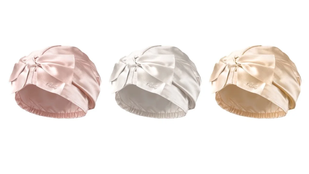 Gorros de noche ReFa SILK NIGHTCAP SHORT PEARL