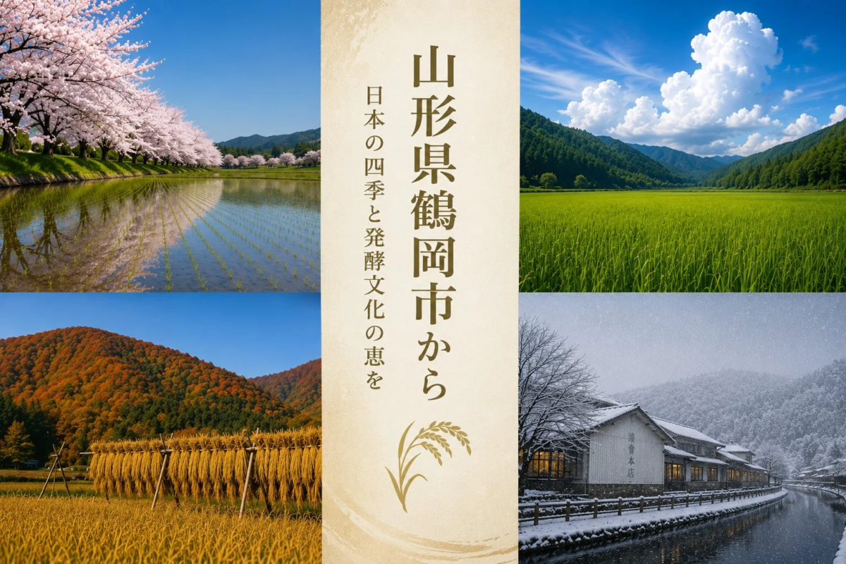 Paisajes estacionales y cultura de fermentaci&oacute;n de la ciudad de Tsuruoka, Yamagata