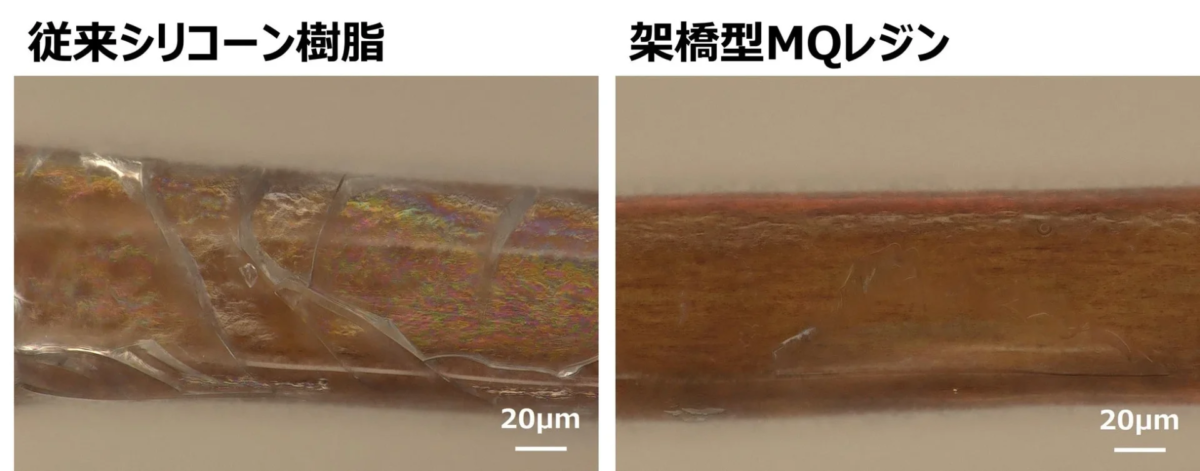 Comparación de Resina MQ Reticulada y Resina de Silicona Convencional