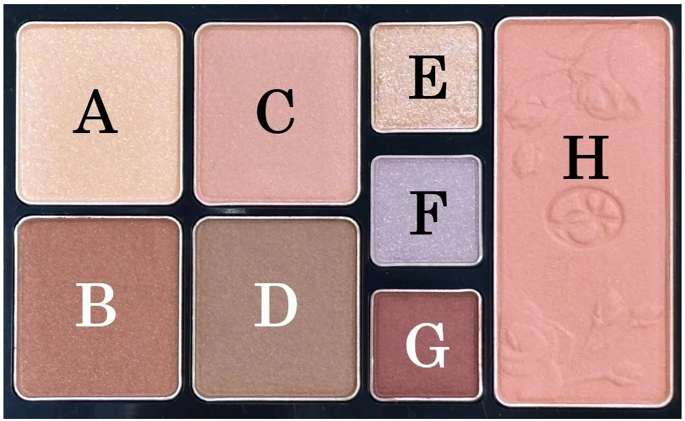 Detalles de los colores de la paleta