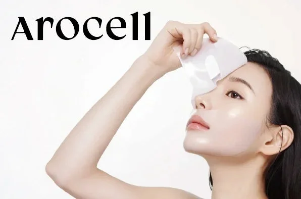 Mujer con mascarilla facial Arocell