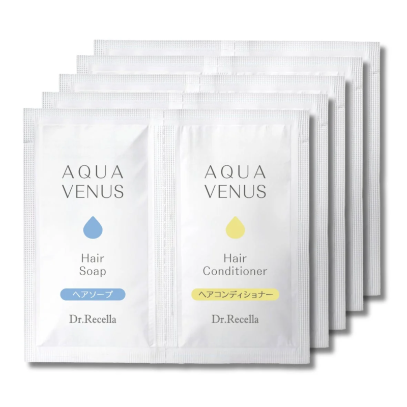 Hair Soap & Hair Conditioner Pouch Set