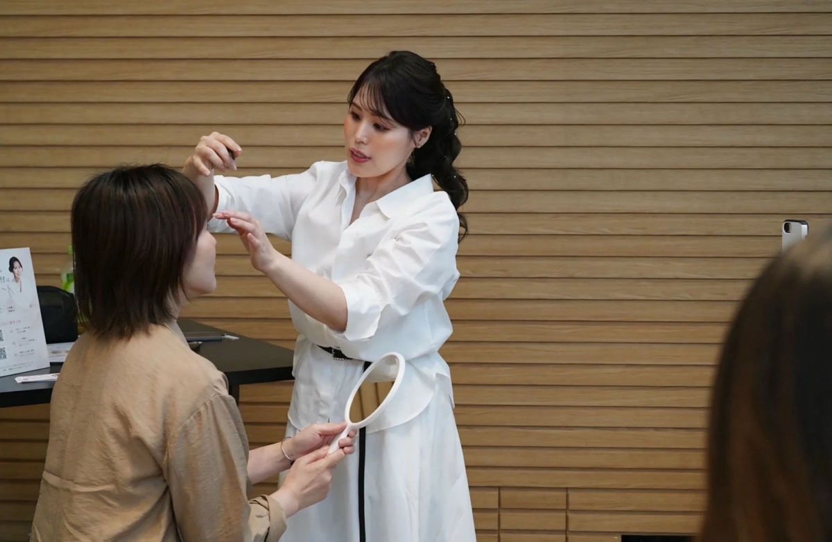 Demostración de maquillaje