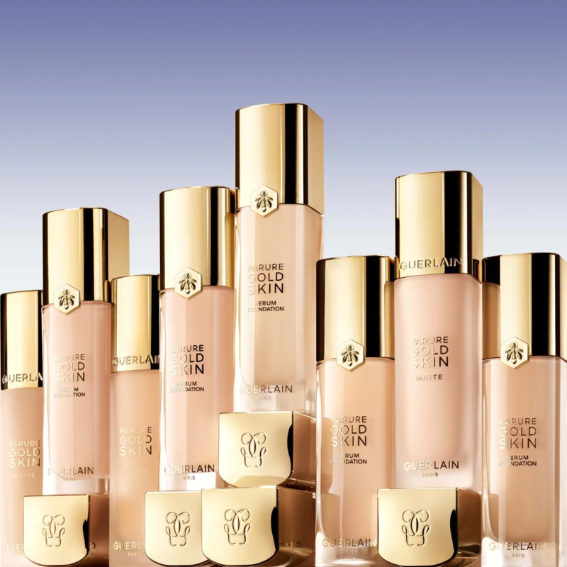 Bases de maquillaje de la serie Parure Gold de Guerlain