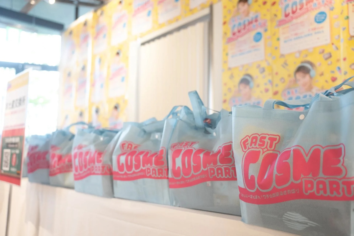 Bolsas de compra en el evento