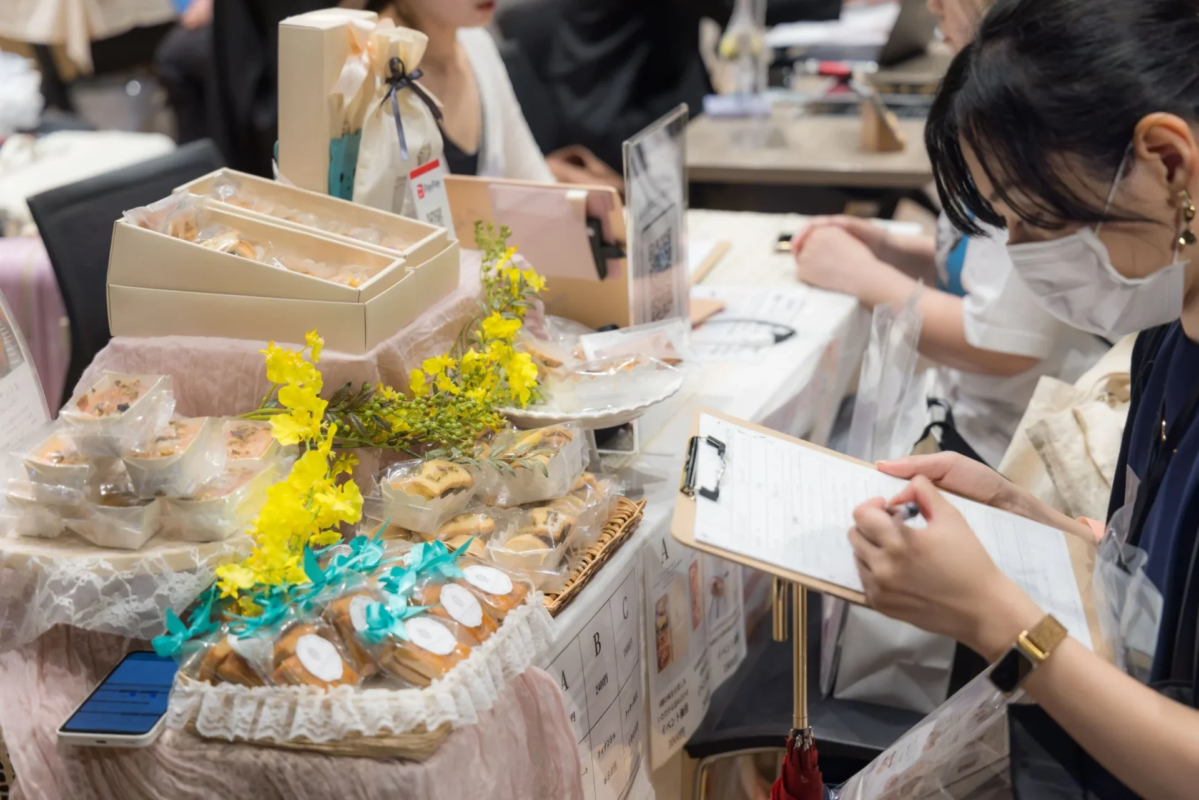 Venta de productos en el evento