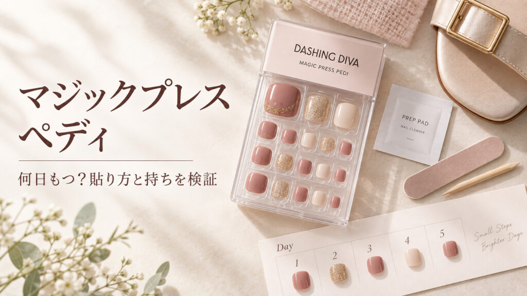 ダッシングディバ マジックプレスペディの持ち検証