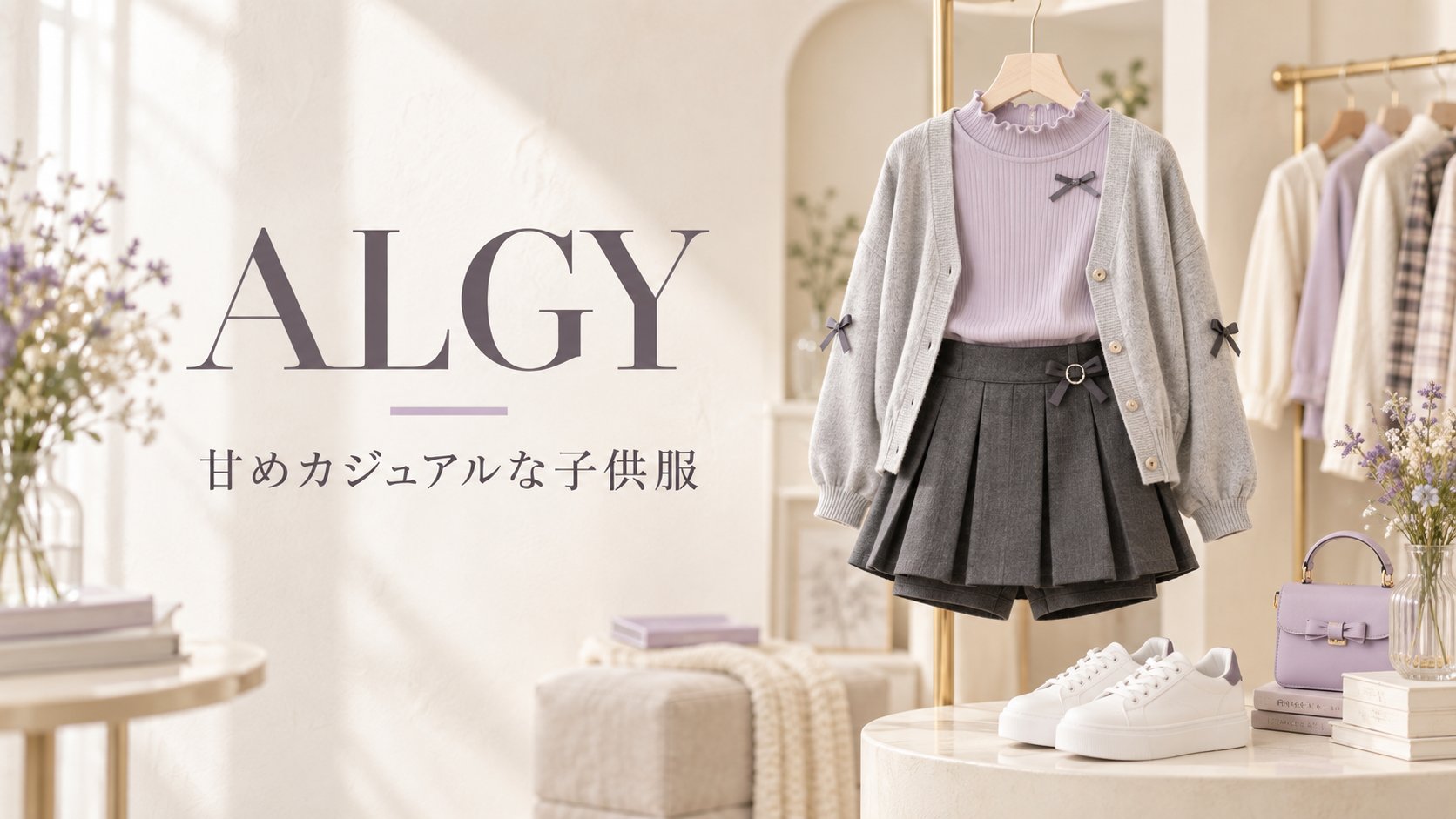 ALGY 甘めカジュアルな子供服