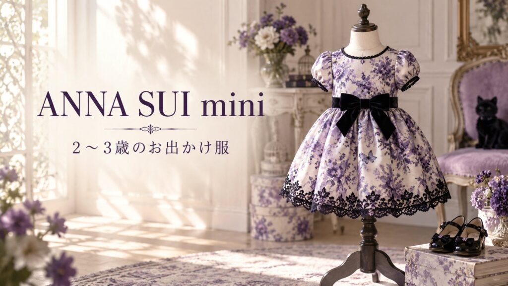 ANNA SUI mini 2〜3歳のお出かけ服