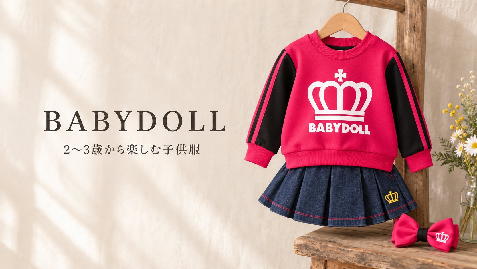 BABYDOLL 2〜3歳から楽しむ子供服