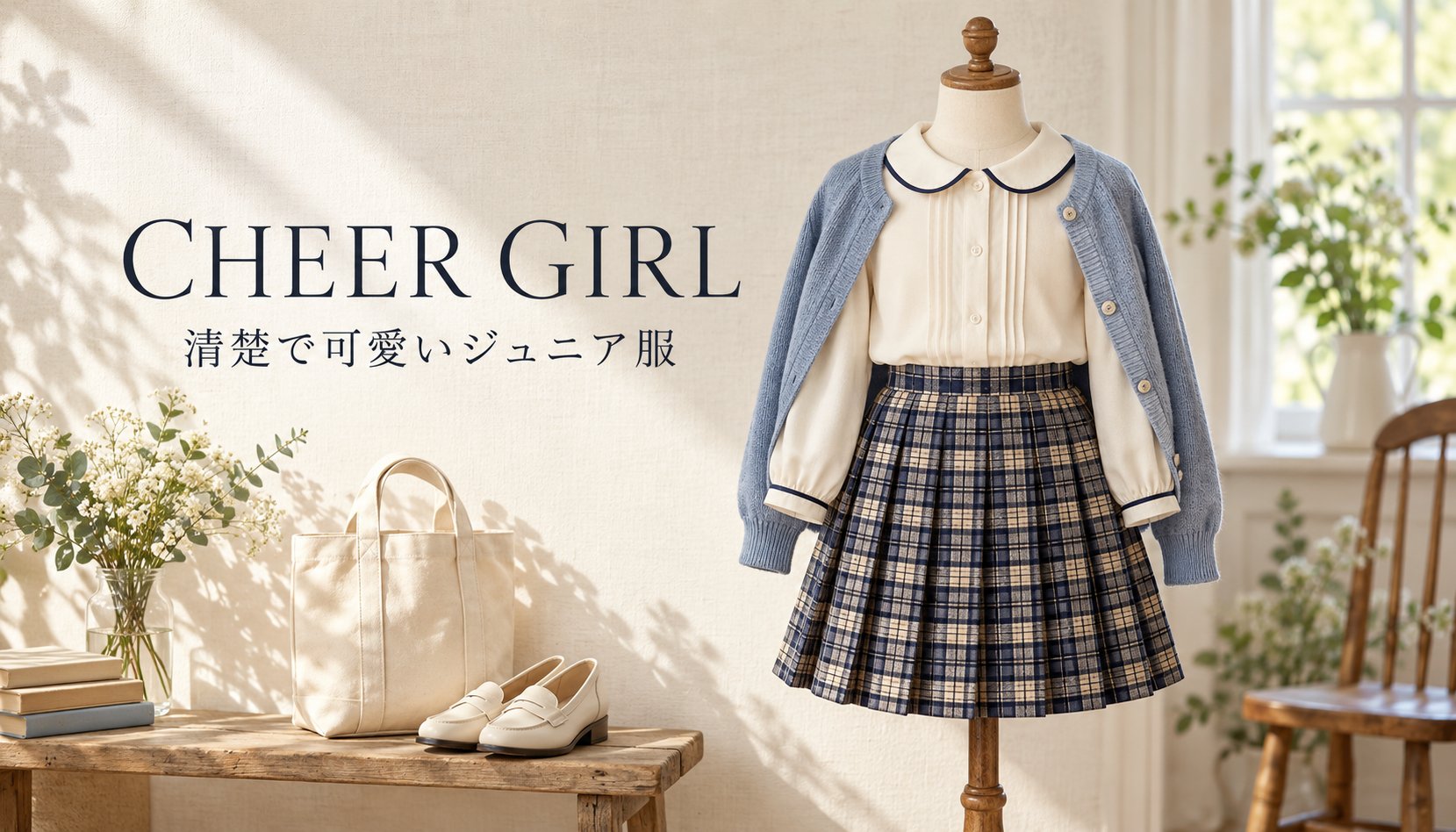 CHEER GIRL 清楚で可愛いジュニア服
