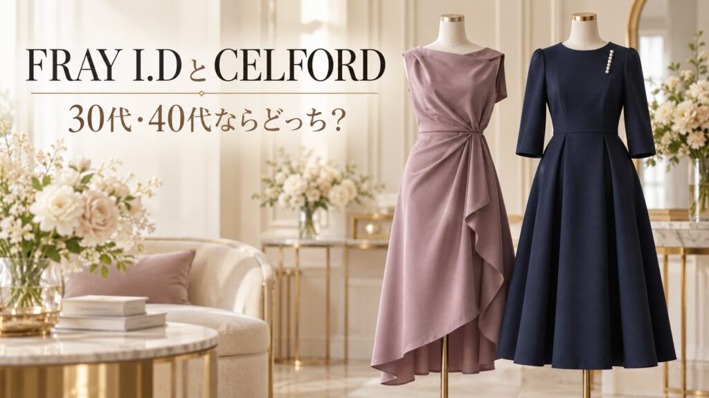 FRAY I.DとCELFORD 30代・40代ならどっち？
