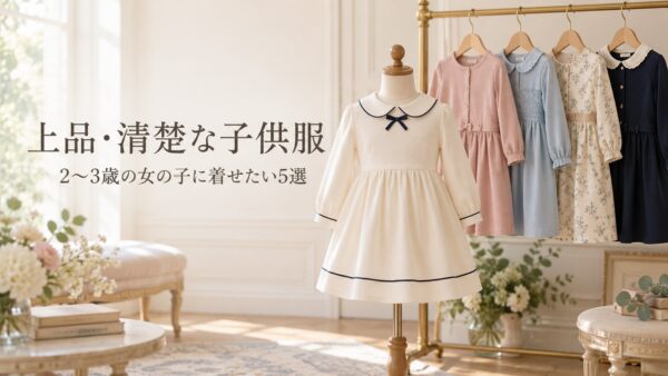 上品・清楚な子供服 2〜3歳の女の子に着せたい5選
