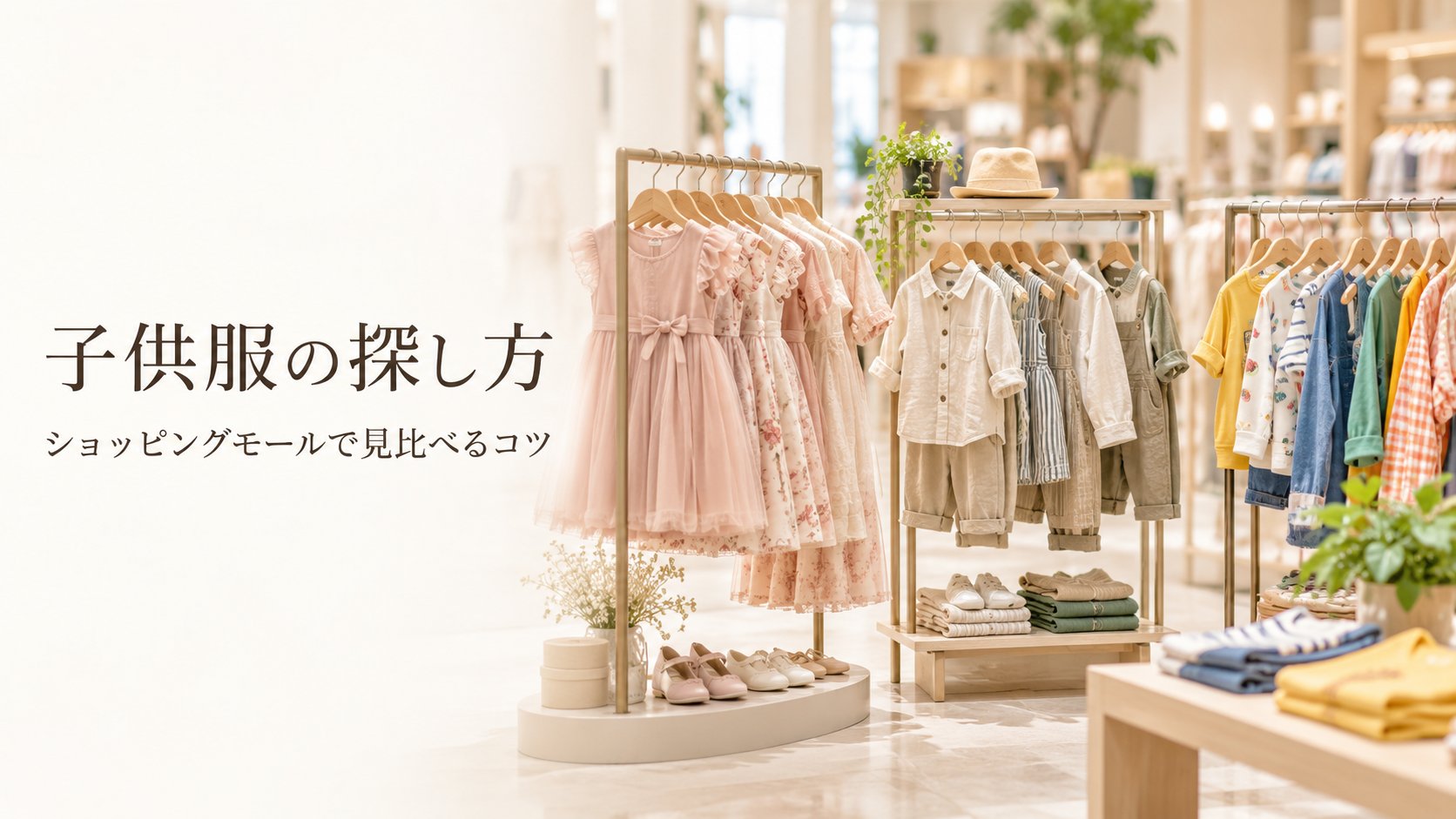 子供服の探し方 ショッピングモールで見比べるコツ