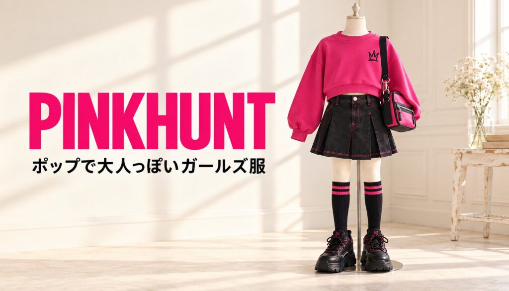 PINKHUNT ポップで大人っぽいガールズ服