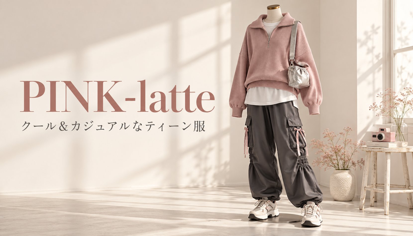 PINK-latte クール&カジュアルなティーン服