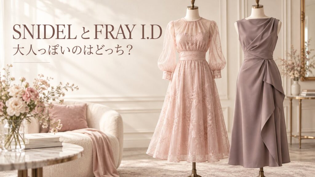 SNIDELとFRAY I.D 大人っぽいのはどっち？