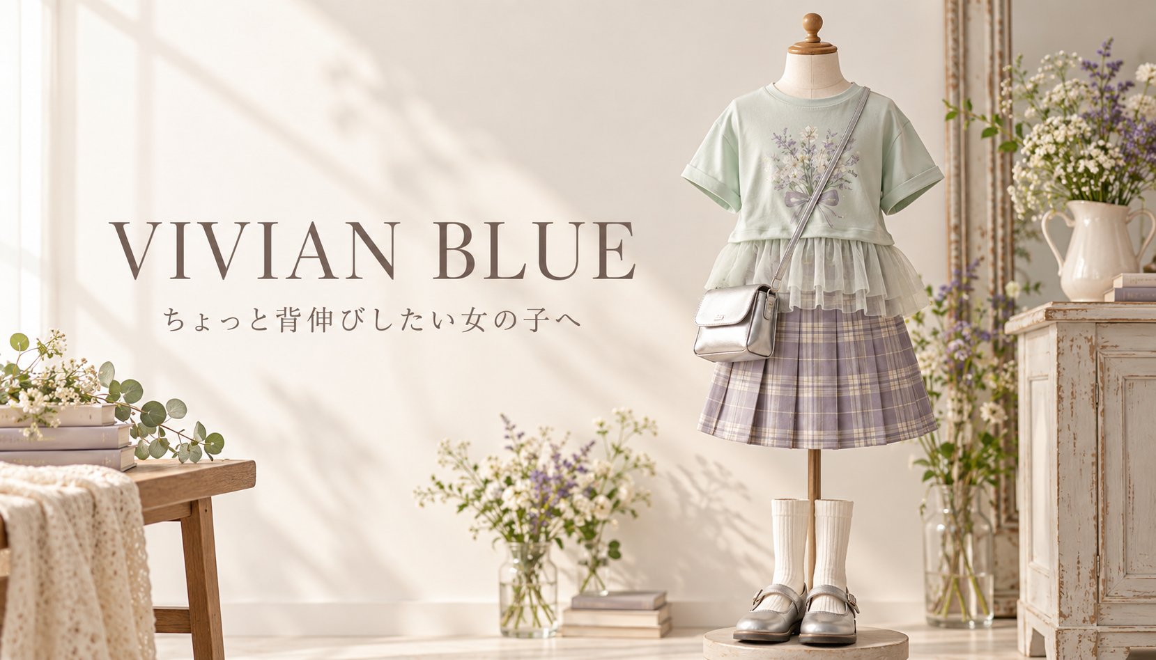 VIVIAN BLUE ちょっと背伸びしたい女の子へ