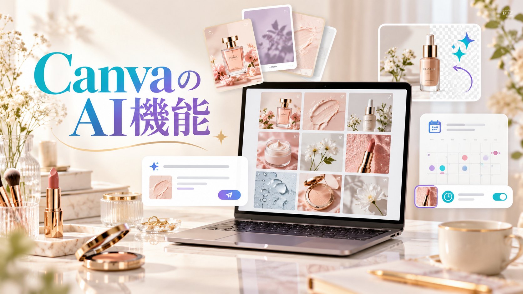 CanvaのAI機能のアイキャッチ