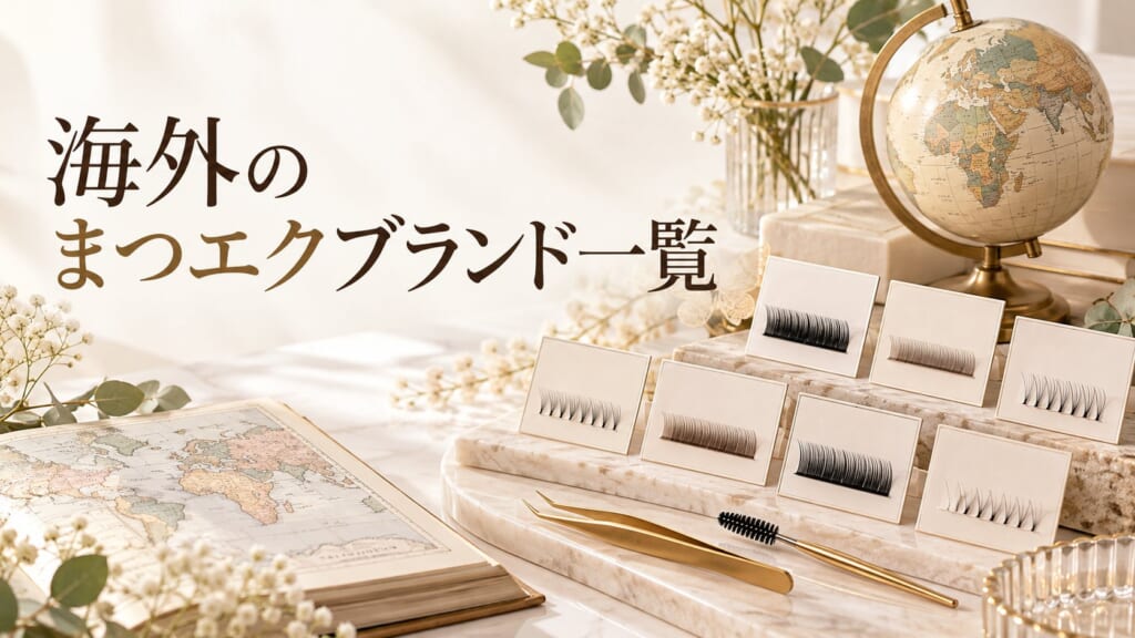 海外のまつエクブランド一覧
