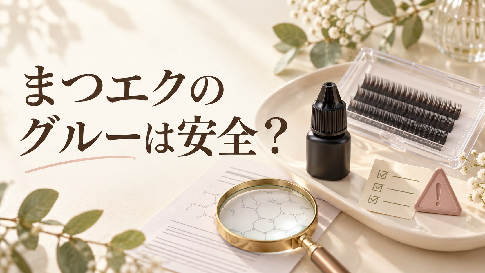 まつエクのグルーは安全？