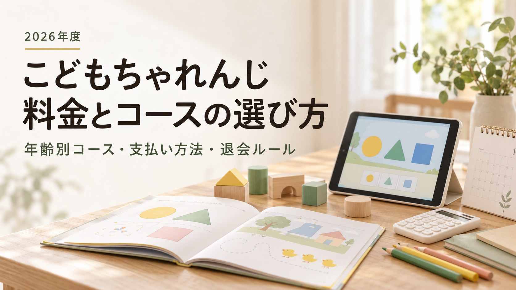こどもちゃれんじ 料金とコースの選び方