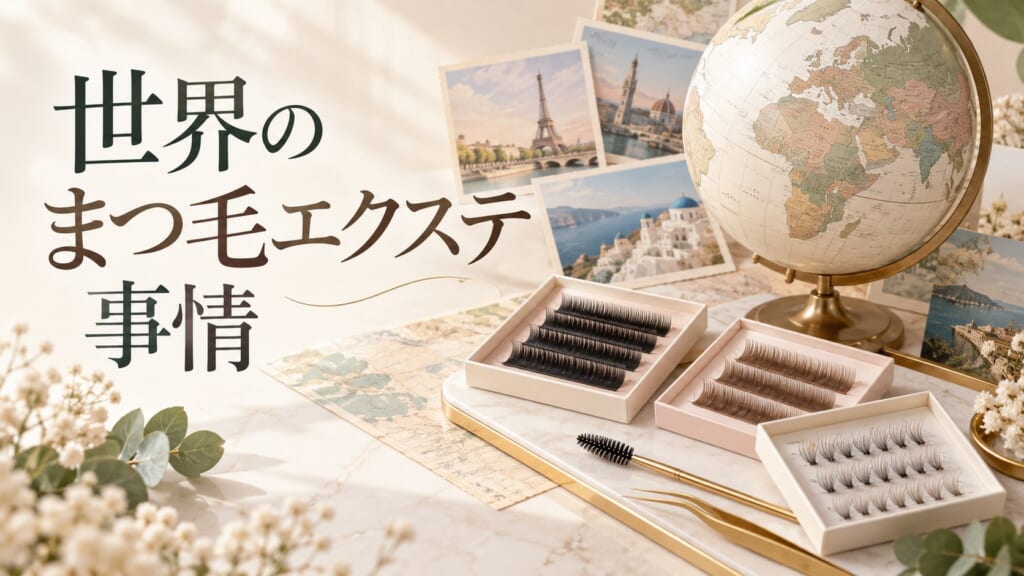 世界のまつ毛エクステ事情